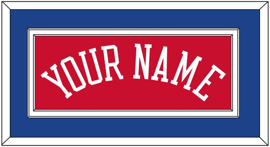 Philadelphia Name - Red Statement - Signature Tier 2