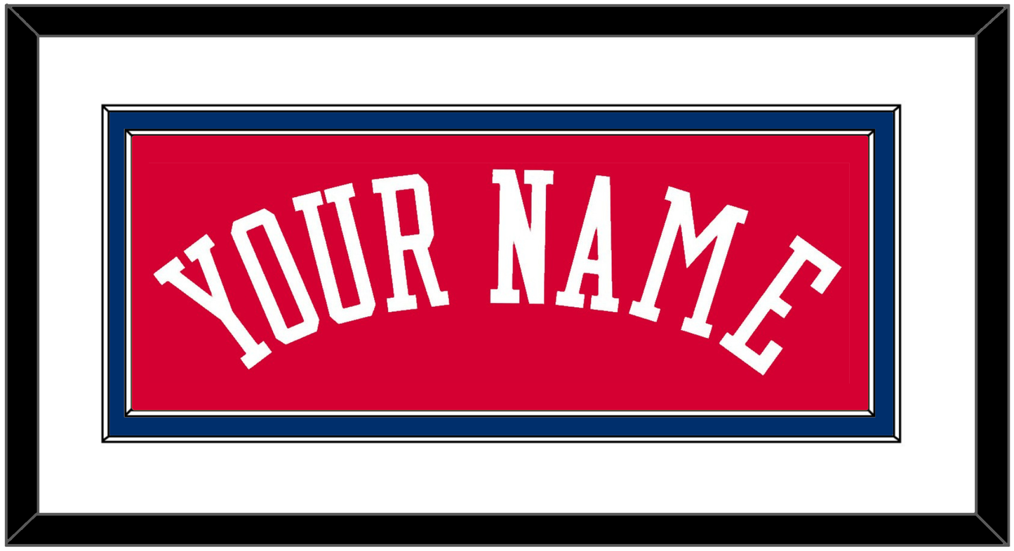 Philadelphia Name - Road Red (1978-1991) - Signature Tier 1