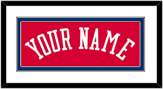 Philadelphia Name - Road Red (1978-1991) - Signature Tier 1