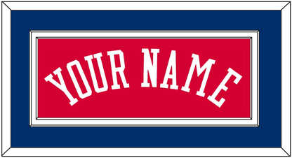 Philadelphia Name - Road Red (1978-1991) - Signature Tier 2