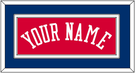 Philadelphia Name - Road Red (1978-1991) - Signature Tier 2
