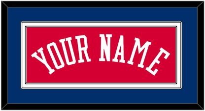 Philadelphia Name - Road Red (1978-1991) - Signature Tier 2