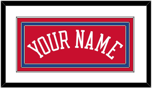 Philadelphia Name - Red Statement - Premier Tier 1