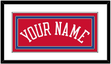 Philadelphia Name - Red Statement - Triple Mat 1