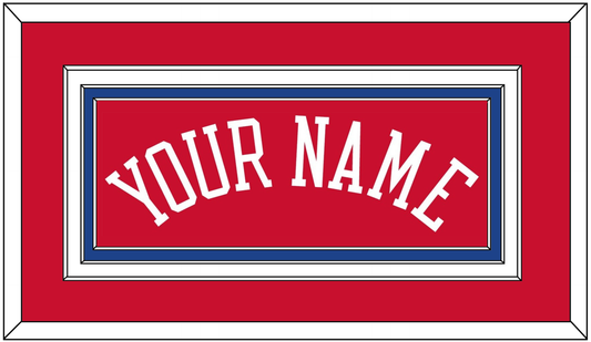 Philadelphia Name - Red Statement - Premier Tier 1