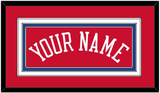 Philadelphia Name - Red Statement - Triple Mat 1
