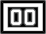San Antonio Number - Black Icon - Single Mat 1
