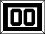 San Antonio Number - Home White (1989-2002) - Single Mat 2