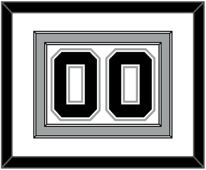 San Antonio Number - Home White (2002-2017) - Signature Tier 1