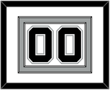 San Antonio Number - Home White (2002-2017) - Double Mat 1