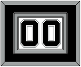 San Antonio Number - White Association - Double Mat 2