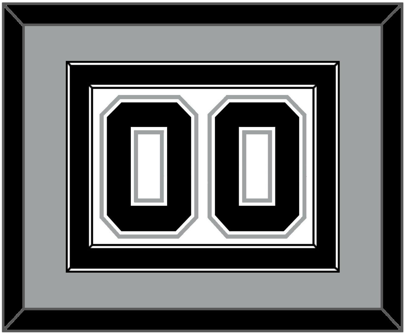 San Antonio Number - Home White (2002-2017) - Signature Tier 3