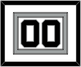 San Antonio Number - Home White (1989-2002) - Double Mat 1