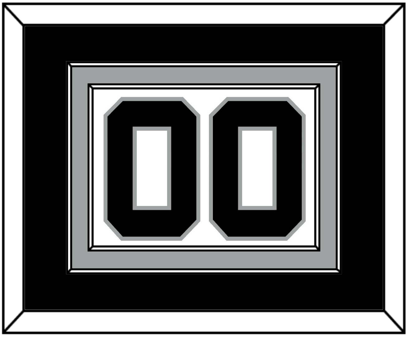 San Antonio Number - Home White (1989-2002) - Signature Tier 2