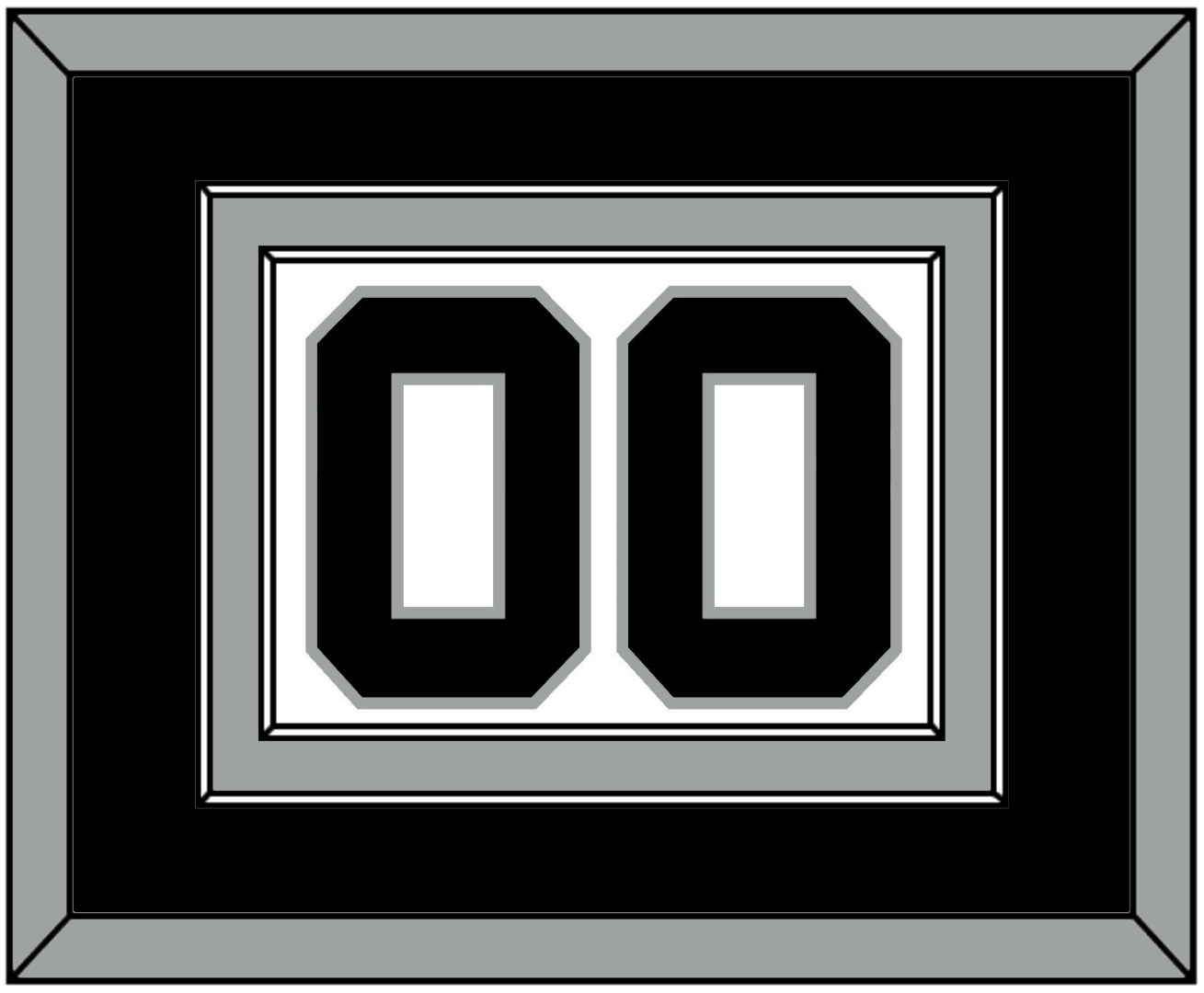 San Antonio Number - Home White (1989-2002) - Signature Tier 2