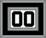 San Antonio Number - Home White (1989-2002) - Double Mat 2