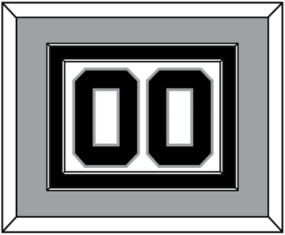 San Antonio Number - Home White (1989-2002) - Signature Tier 3