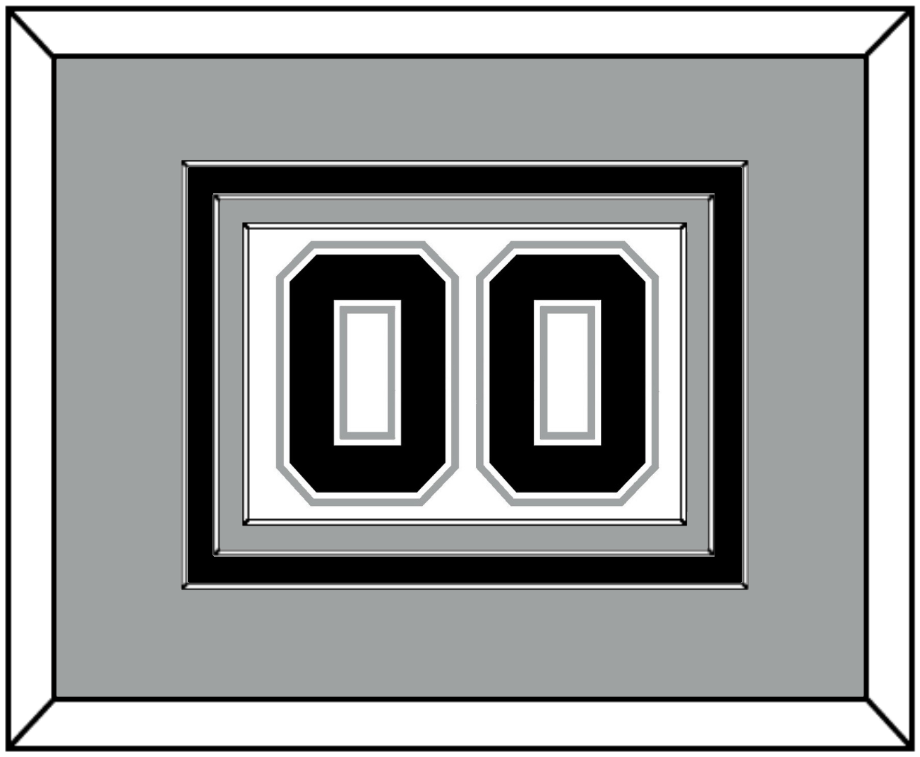 San Antonio Number - Home White (2002-2017) - Premier Tier 3