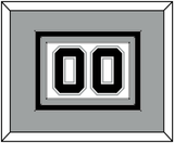 San Antonio Number - Home White (2002-2017) - Triple Mat 3