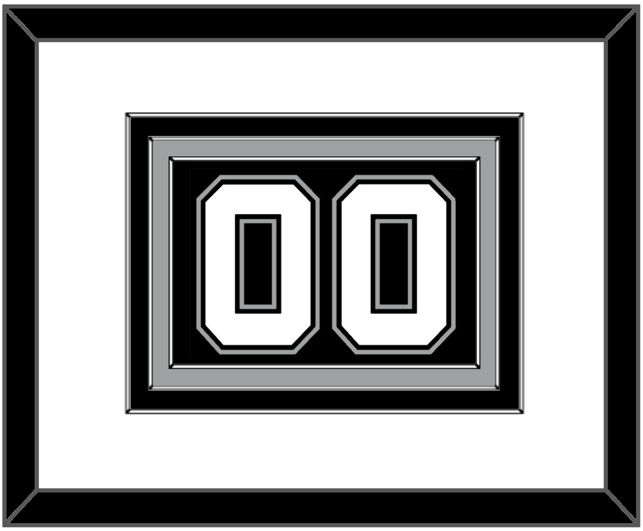 San Antonio Number - Road Black (2002-2017) - Premier Tier 1