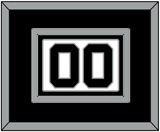 San Antonio Number - Home White (1989-2002) - Triple Mat 2