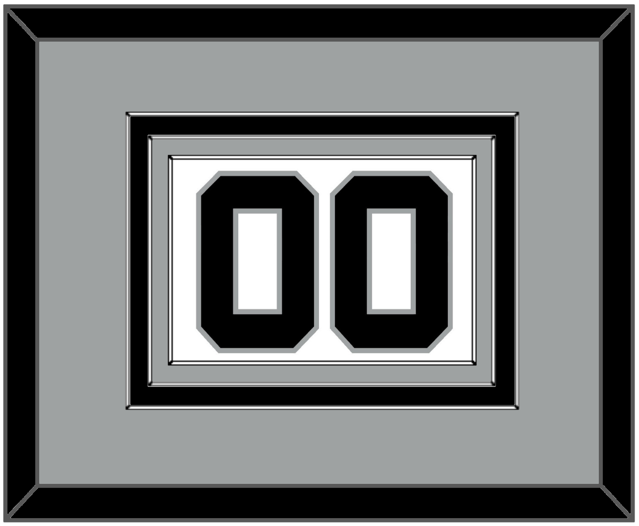 San Antonio Number - Home White (1989-2002) - Premier Tier 3