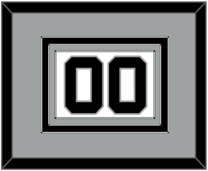 San Antonio Number - Home White (1989-2002) - Premier Tier 3
