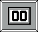 San Antonio Number - Home White (1989-2002) - Triple Mat 3