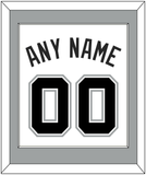 San Antonio Name & Number - Home White (2002-2017) - Single Mat 1
