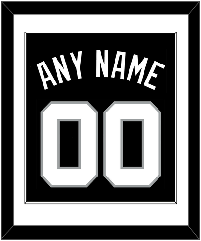 San Antonio Name & Number - Road Black (1989-2002) - Essential Tier 1
