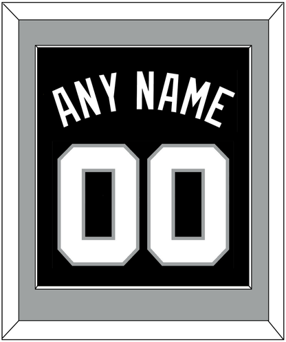 San Antonio Name & Number - Road Black (1989-2002) - Essential Tier 2