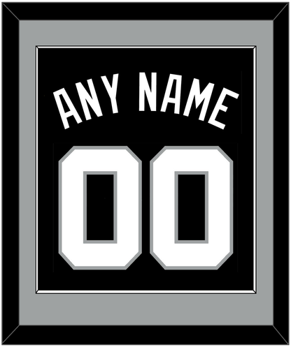 San Antonio Name & Number - Road Black (1989-2002) - Essential Tier 2