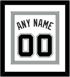 San Antonio Name & Number - Home White (2002-2017) - Double Mat 1