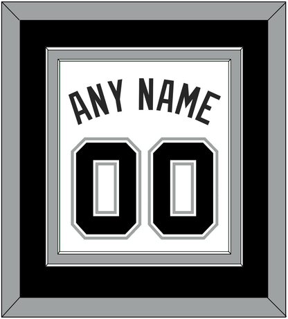 San Antonio Name & Number - Home White (2002-2017) - Signature Tier 2