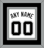 San Antonio Name & Number - Home White (2002-2017) - Double Mat 2