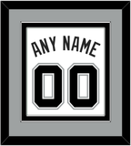 San Antonio Name & Number - Home White (2002-2017) - Double Mat 3