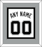 San Antonio Name & Number - Home White (2002-2017) - Double Mat 3