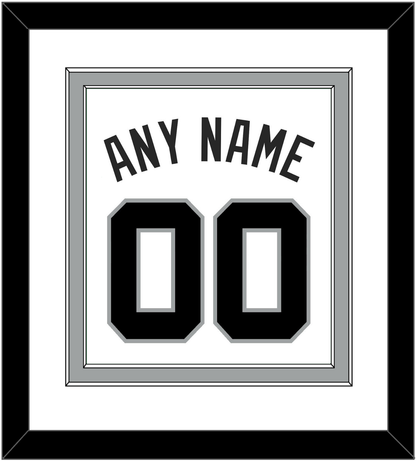 San Antonio Name & Number - Home White (1989-2002) - Signature Tier 1