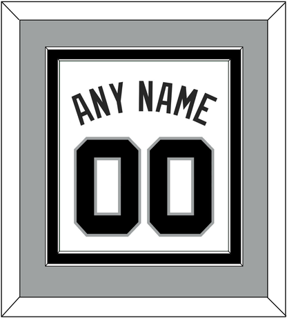 San Antonio Name & Number - Home White (1989-2002) - Signature Tier 3
