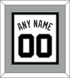 San Antonio Name & Number - Home White (1989-2002) - Double Mat 3