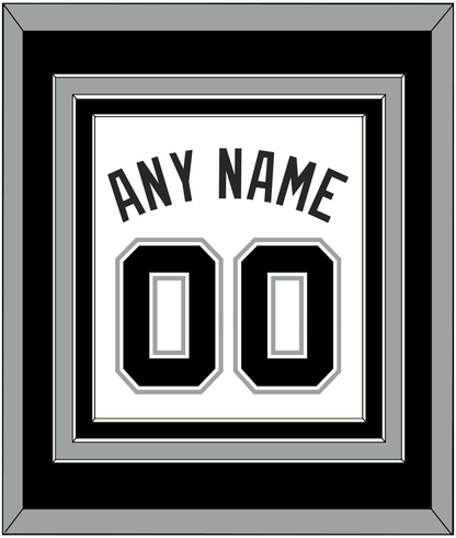 San Antonio Name & Number - Home White (2002-2017) - Premier Tier 2