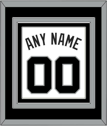 San Antonio Name & Number - Home White (1989-2002) - Premier Tier 2
