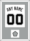 San Antonio Name & Numbers With Champions Trophy Patch - Home White (2002-2017) - Single Mat 2