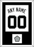 San Antonio Name & Numbers With Finals Patch - Home White (1989-2002) - Single Mat 1