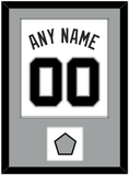 San Antonio Name & Numbers With Champions Trophy Patch - Home White (1989-2002) - Single Mat 2
