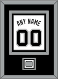 San Antonio Name & Numbers With Champions Patch - Home White (2002-2017) - Triple Mat 2