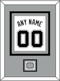 San Antonio Name & Numbers With Champions Patch - Home White (2002-2017) - Triple Mat 3