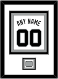 San Antonio Name & Numbers With Champions Trophy Patch - Home White (1989-2002) - Triple Mat 1