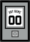 San Antonio Name & Numbers With Champions Patch - Home White (1989-2002) - Triple Mat 3