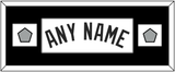 San Antonio Name With 2 Champions Banner Patches - Home White (2002-2017) - Single Mat 2